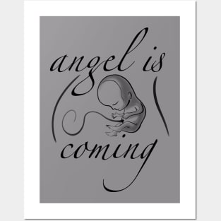 Angel is coming Posters and Art